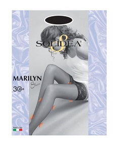 MARILYN 30 SHEER CALZA AUTOREGGENTE VISONE 4 - Farmacia Mortise