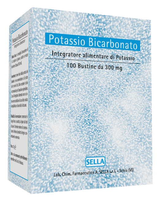 POTASSIO BICARBONATO POLVERE 100 BUSTINE - Farmacia Mortise