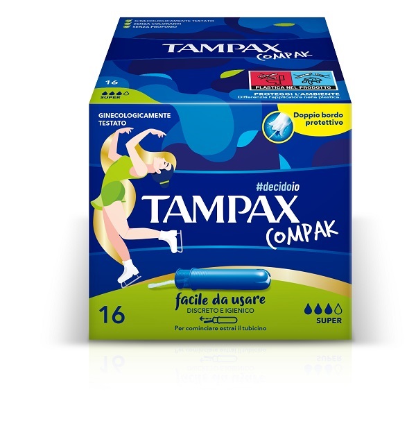 TAMPAX COMPAK SUPER 16 PEZZI - Farmacia Mortise