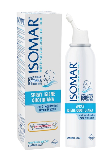 SOLUZIONE ACQUA DI MARE ISOMAR SPRAY IGIENE QUOTIDIANA 100 ML - Farmacia Mortise
