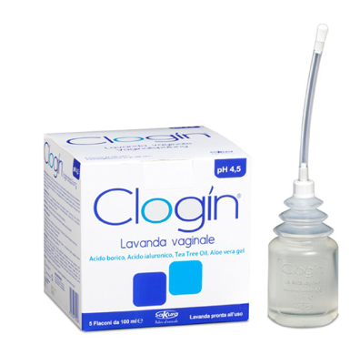 CLOGIN LAVANDA VAGINALE 5 FLACONI DA 100 ML + 5 CANNULE VAGINALI MONOUSO - Farmacia Mortise
