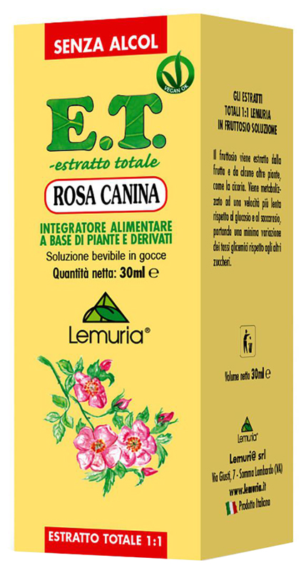 ET ESTRATTO TOTALE ROSA CANINA 30 ML SENZA ALCOL - Farmacia Mortise
