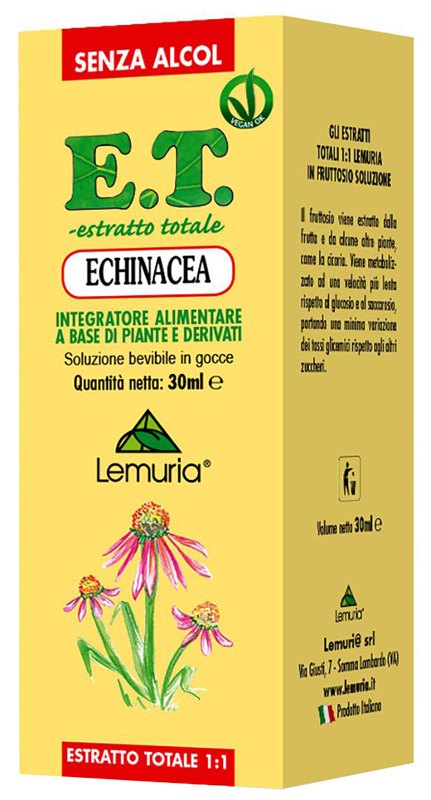 ET ESTRATTO TOTALE ECHINACEA 30 ML SENZA ALCOL - Farmacia Mortise