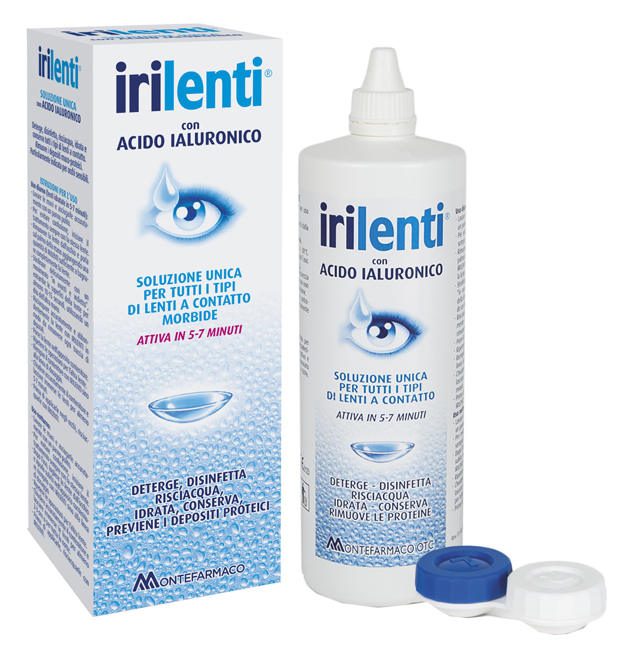 SOLUZIONE UNICA PER LENTI A CONTATTO IRILENTI 300ML - Farmacia Mortise