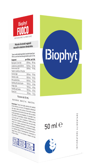 BIOPHYT FUOCO 50 ML SOLUZIONE IDROALCOLICA - Farmacia Mortise
