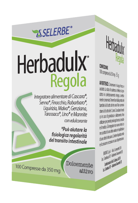 HERBADULX REGOLA 100 COMPRESSE - Farmacia Mortise