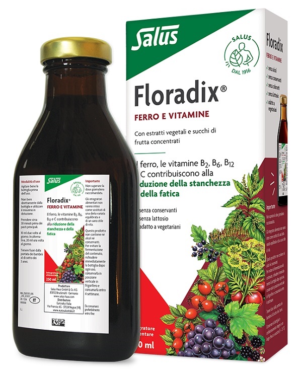 FLORADIX FERRO E VITAMINE 250 ML - Farmacia Mortise