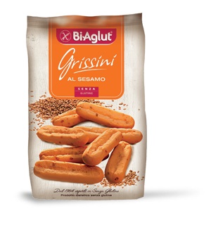 BIAGLUT GRISSINI CON SESAMO 150 G - Farmacia Mortise