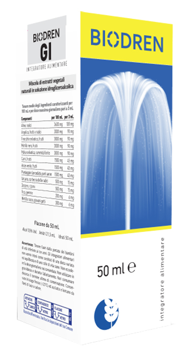 BIODREN GI SOLUZIONE IDROALCOLICA 50 ML - Farmacia Mortise