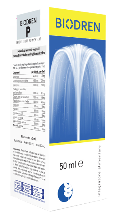 BIODREN P SOLUZIONE IDROALCOLICA 50 ML - Farmacia Mortise