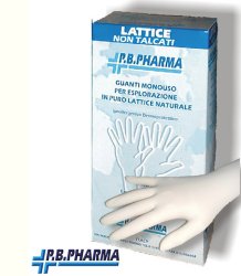 GUANTO LATTICE NON TALCATO GRANDE 100 PEZZI - Farmacia Mortise