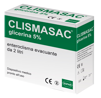 ENTEROCLISMA CLISMASAC 5% 2LITRI - Farmacia Mortise