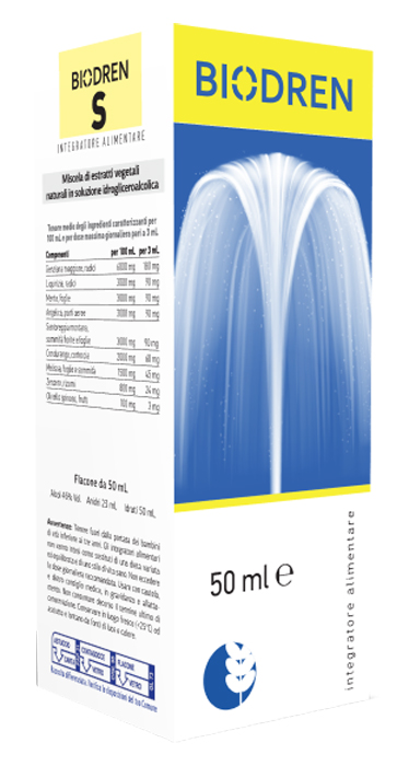 BIODREN S SOLUZIONE IDROALCOLICA 50 ML - Farmacia Mortise