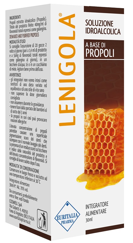 LENIGOLA SOLUZIONE IDROALCOLICA PROPOLI 30 ML - Farmacia Mortise