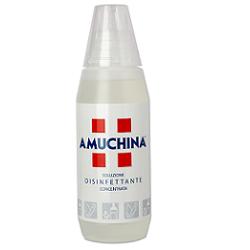 DISINFETTANTE IGIENIZZANTE A BASE DI IPOCLORITO DI SODIO ANTIMICROBICO AD AMPIO SPETTRO D'AZIONE AMUCHINA LIQUIDA 100% 500 ML - Farmacia Mortise
