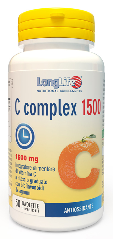 LONGLIFE C COMPLEX 1500 T/R 50 TAVOLETTE - Farmacia Mortise