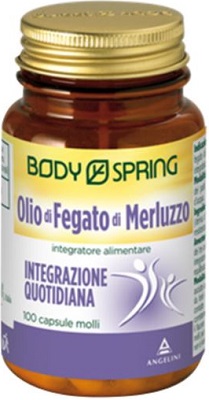 BODY SPRING OLIO MERLUZZO 100 CAPSULE - Farmacia Mortise
