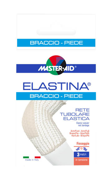 RETE TUBOLARE ELASTICA IPOALLERGENICA MASTER-AID ELASTINA BRACCIO/PIEDE 3 MT IN TENSIONE CALIBRO 4 CM - Farmacia Mortise