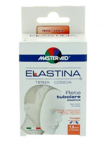 RETE TUBOLARE ELASTICA IPOALLERGENICA MASTER-AID ELASTINA TESTA/COSCIA 1,5 MT IN TENSIONE CALIBRO 6 CM - Farmacia Mortise