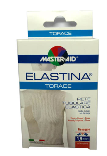 RETE TUBOLARE ELASTICA IPOALLERGENICA MASTER-AID ELASTINA TORACE 5 MT IN TENSIONE CALIBRO 8 CM - Farmacia Mortise