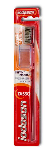 IODOSAN TASSO SPAZZOLINO SETOLE NATURALI - Farmacia Mortise