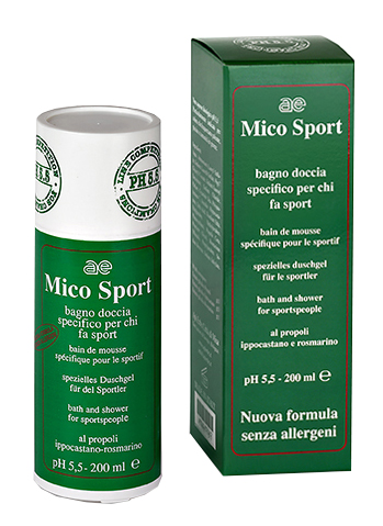 MICO SPORT DOCCIASCHIUMA VEGETALE 200 ML - Farmacia Mortise