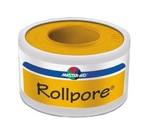 CEROTTO IN ROCCHETTO MASTER-AID ROLLPORE TESSUTO NON TESSUTO 5X5 - Farmacia Mortise