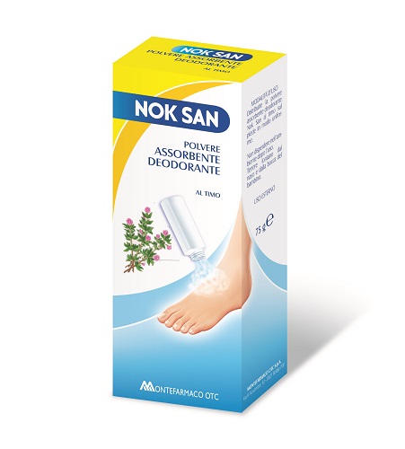 NOK SAN POLVERE ASSORBENTE DEODORANTE 75 G - Farmacia Mortise