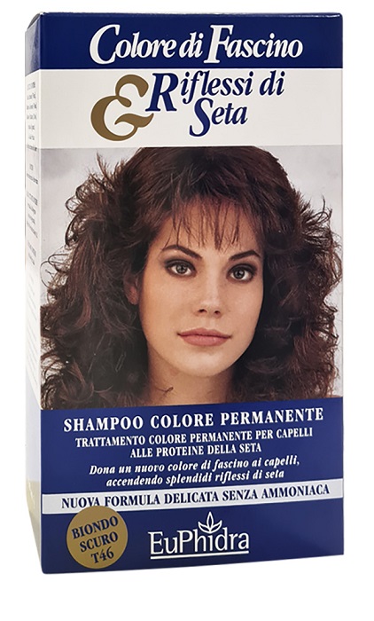 EUPHIDRA COLORE DI FASCINO & RIFLESSI DI SETA SHAMPOO COLORE PERMANENTE 46 BIONDO SCURO 120 ML - Farmacia Mortise