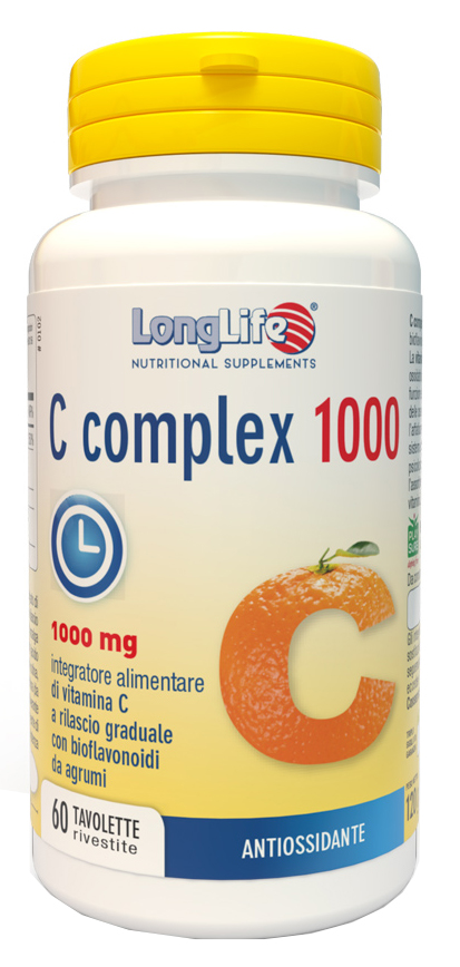 LONGLIFE C COMPLEX 1000 T/R 60 TAVOLETTE - Farmacia Mortise