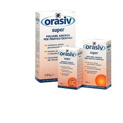 ORASIV SUPER POLVERE ADESIVA CLINICA PER PROTESI DENTALI 125 G - Farmacia Mortise