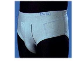 ORIONE 515 CINTOSLIP ERNIARIO UOMO APERTO CON PELOTTE IN COTONE BIANCO 3 - Farmacia Mortise