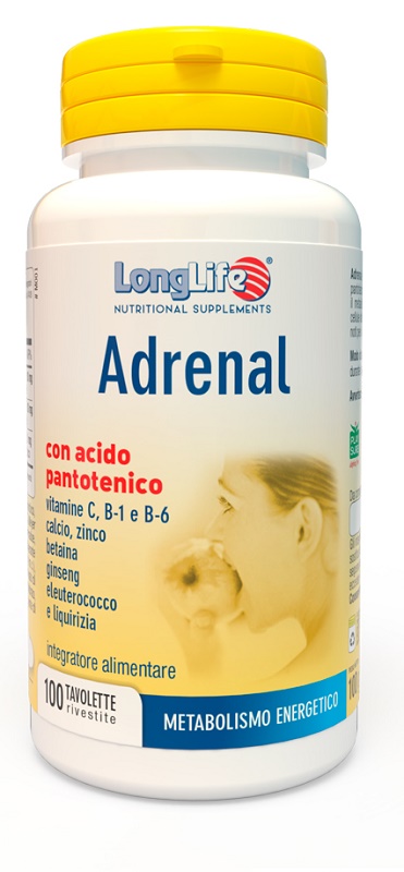 LONGLIFE ADRENAL 100 TAVOLETTE MASTICABILI RIVESTITE - Farmacia Mortise