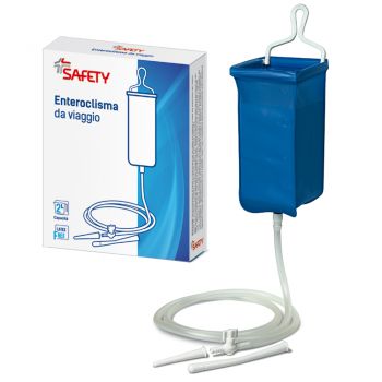 ENTEROCLISMA DA VIAGGIO KLISTER IN GOMMA CON CANNULA ANALE EVAGINALE 2 LITRI - Farmacia Mortise