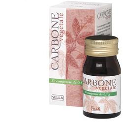 CARBONE VEGETALE 50 COMPRESSE - Farmacia Mortise