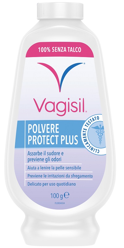 VAGISIL POLVERE PROTECT PLUS IGIENE FEMMINILE 100 G - Farmacia Mortise