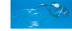 MASCHERA PER OSSIGENOTERAPIA MEDIA CONCENTRAZIONE CON 2 TUBI PROLUNGA 2 METRI - Farmacia Mortise