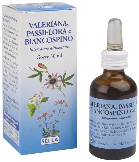VALERIANA PASSIFLORA BIANCOSPINO - Farmacia Mortise