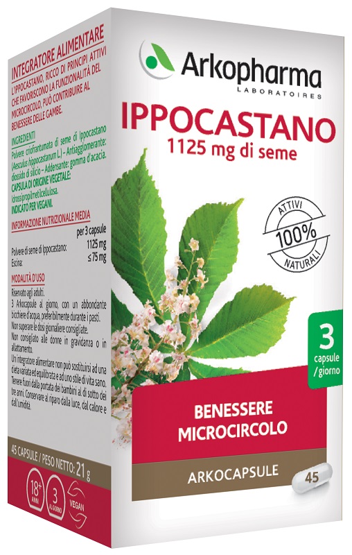 ARKO CAPSULE IPPOCASTANO 45 CAPSULE - Farmacia Mortise