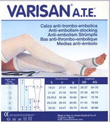 VARISAN ATE 18MMHG CALZA COSCIA AG PA BIANCO 5 - Farmacia Mortise