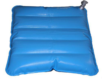 CUSCINO ANTIDECUBITO AD ARIA/ACQUA DIMENSIONI 41X41CM, APPLICABILE SU SEDIE DA COMODO O SU CARROZZELLE CAMERA D'ARIA IN PVC ATOSSICO ELETTROSALDATO, PATTA ANTISCIVOLO IN PVC - Farmacia Mortise