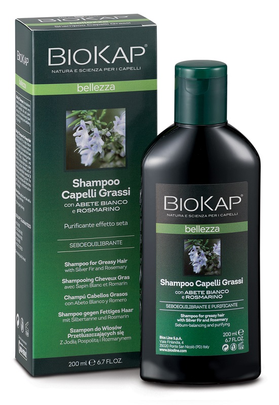 BIOKAP BELLEZZA SHAMPOO CAPELLI GRASSI 200 ML BIOSLINE - Farmacia Mortise