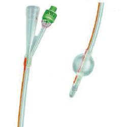 CATETERE FOLEY IN SILICONE TRASPARENTE A 2 VIE CON PALLONCINO 5-10ML DIAMETRO CH16 5,33MM LUNGHEZZA 40CM - Farmacia Mortise