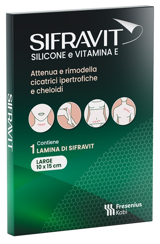 SIFRAVIT PLACCA SILICONE 15X10 CM 1 PEZZO - Farmacia Mortise