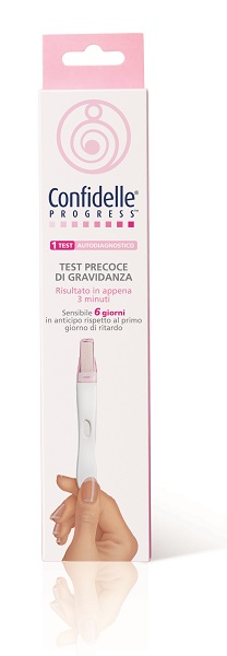 TEST PRECOCE DI GRAVIDANZA CONFIDELLE PROGRESS 1 PEZZO - Farmacia Mortise