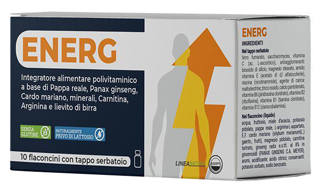 ENERG 10 FLACONCINI 10 ML CON TAPPO SERBATOIO - Farmacia Mortise