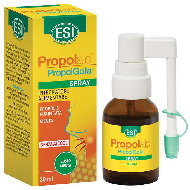 ESI PROPOLAID SPRAY GOLA ANALCOLICO MENTA 20 ML - Farmacia Mortise