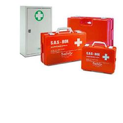 CASSETTA PRONTO SOCCORSO VUOTA METALLICA 46X30X14 - Farmacia Mortise