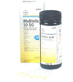 STRISCIA REATTIVA MULTITEST MULTISTIX 10SG 100 STRISCE CODICE ARTICOLO 2300C - Farmacia Mortise