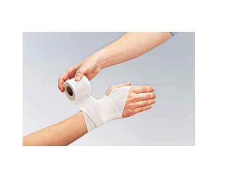 BENDA ELASTICA AUTOADESIVA FORTELAST PLUS   CON OSSIDO DI ZINCO ADESIVO SINTETICO 7,5X450CM - Farmacia Mortise